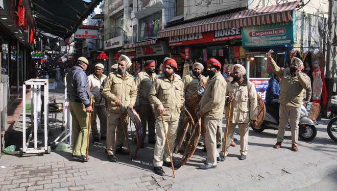 Day after clash, security up in Phagwara, 2 FIRs lodged