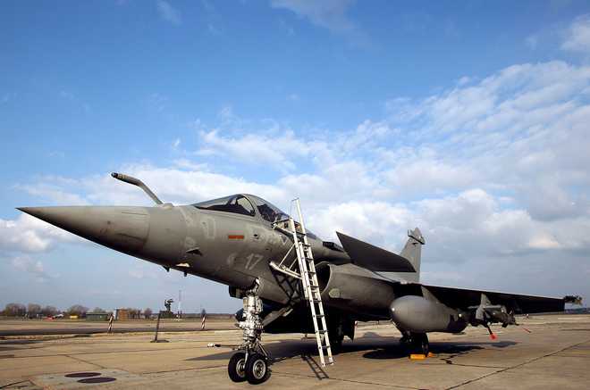 File photo of the Rafale fighter jet. AFP