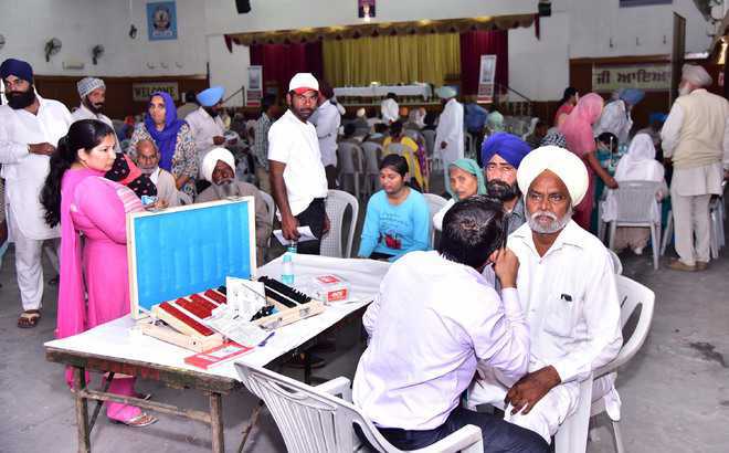 Free eye surgery at villages