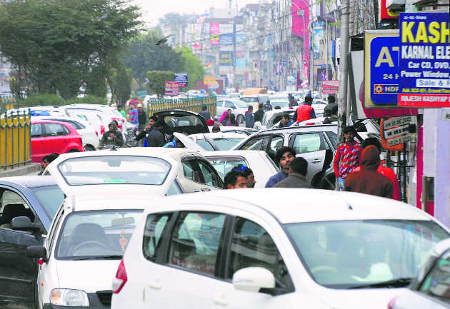 No end to traffic chaos in CM’s Karnal city