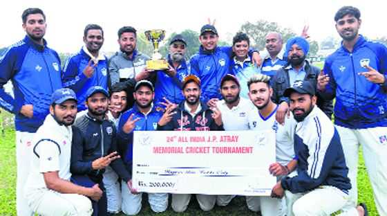 Manish helps FCI lift JP Atray trophy