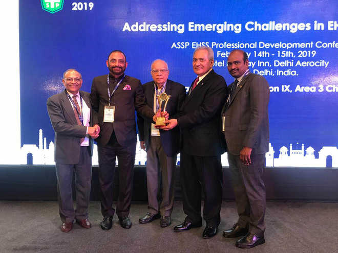 Road safety guru awarded India Safety Award 2019