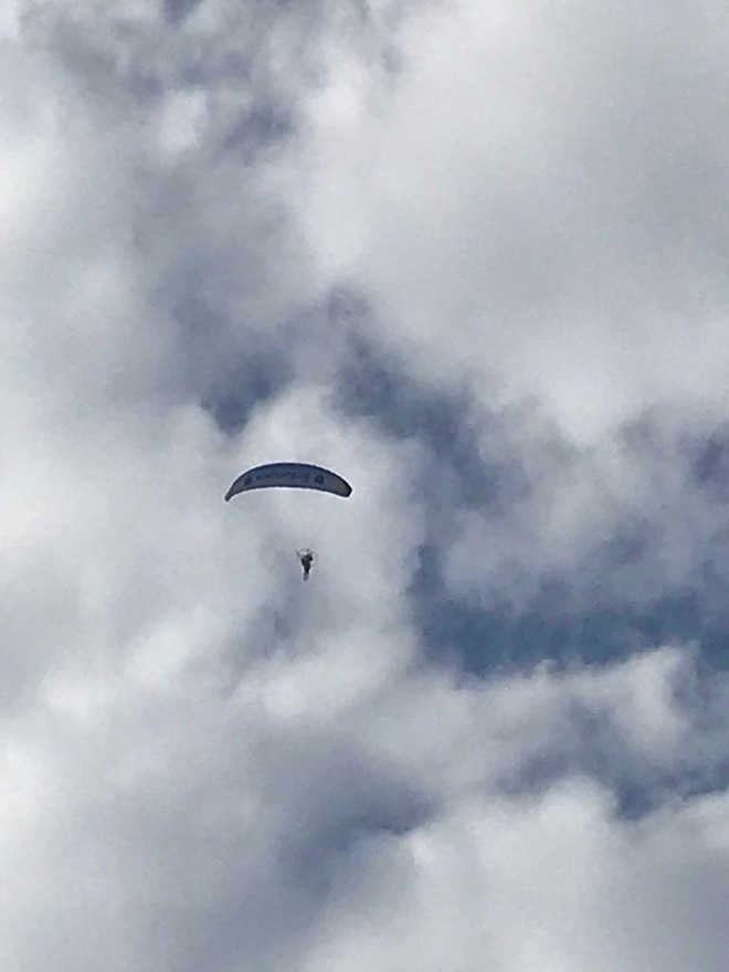 Advertising with paramotor scares Civil Lines residents