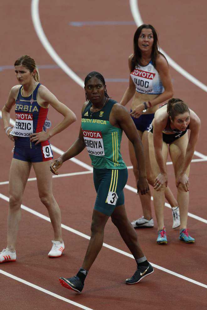 South Africa’s Caster Semenya takes gender rule challenge to sports court