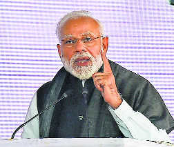 Time for dialogue with Islamabad over: Modi