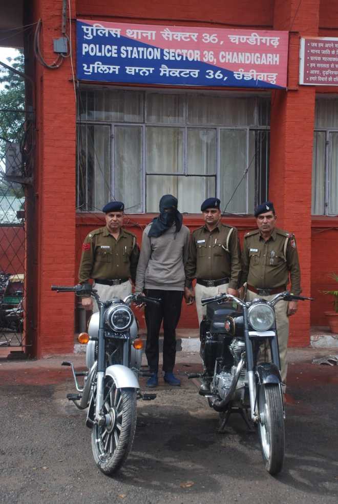 Youth arrested for stealing motorcycles