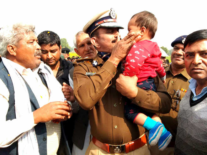 Rewari soldier gets tearful adieu, 10-month-old son lights pyre