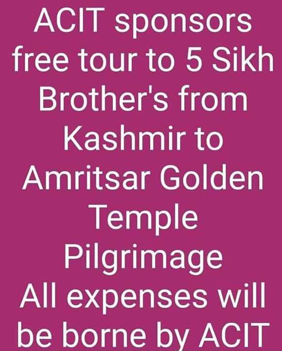In gratitude, Kashmiris offer discounts and free services to Sikhs