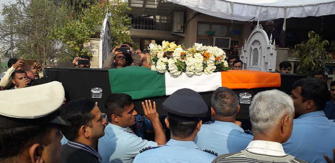 IAF pilot cremated with full military honours