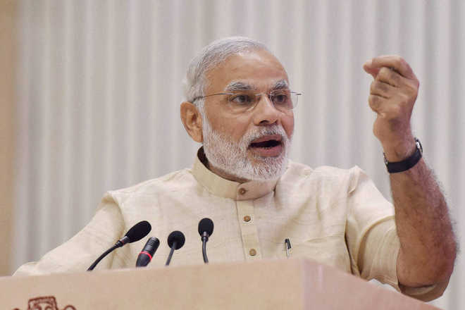 Modi gets Seoul Peace Prize; donates money to Namami Gange fund