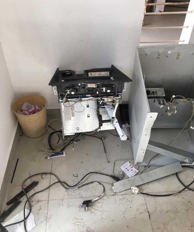 Thieves strike at ATM booth, decamp with cash dispenser