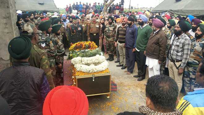Lance Naik cremated with state honours