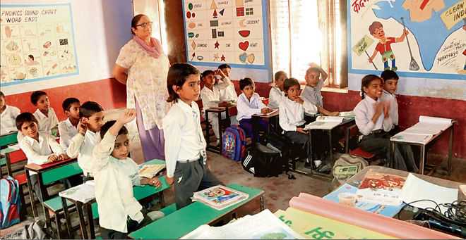 An uptick in govt school education