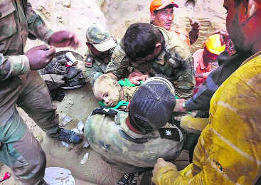 48 hrs on, Hisar child rescued from borewell