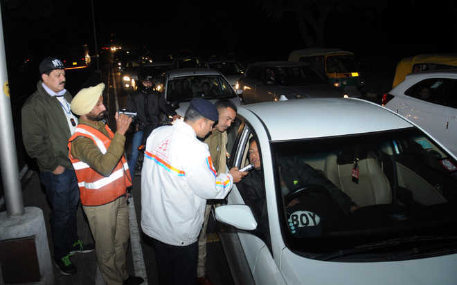 Traffic cops act tough with tipsy drivers