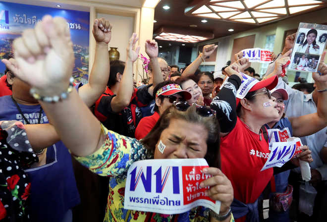 Surprise, suspicion in Thailand as pro-army party leads election race