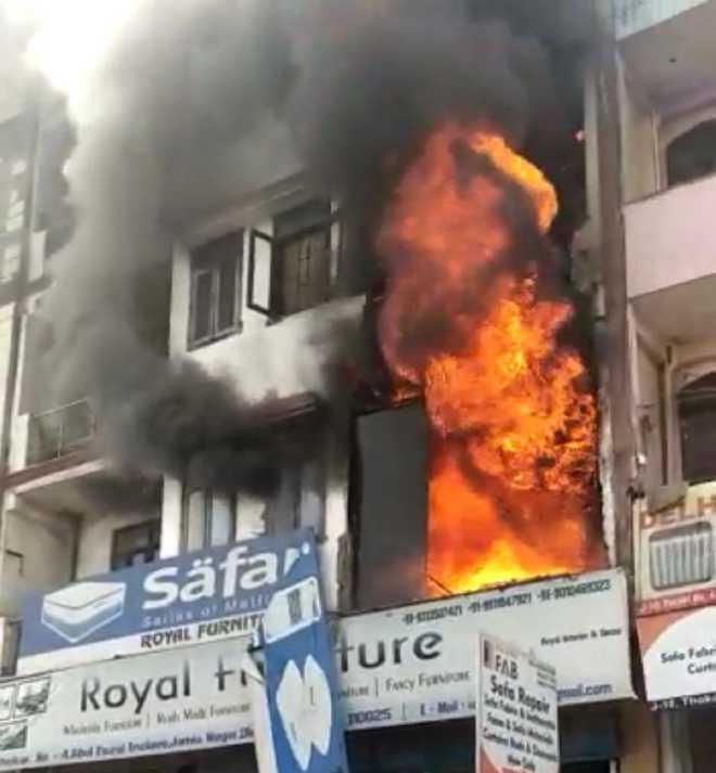 Two children killed in building fire in south-east Delhi