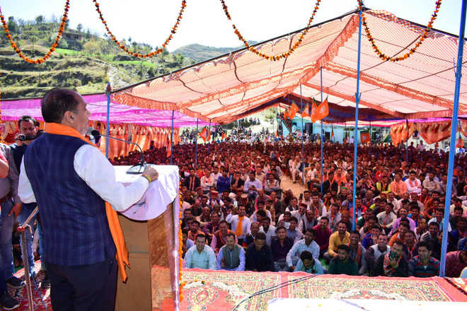 Vote for BJP for growth: CM