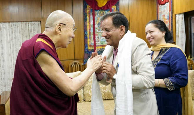 BJP’s Kishan Kapoor seeks Dalai Lama’s blessings
