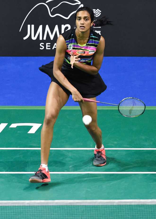 Sindhu sets up semis date with Okuhara