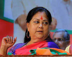 Raje slams Cong, asks what their govts did for 55 years