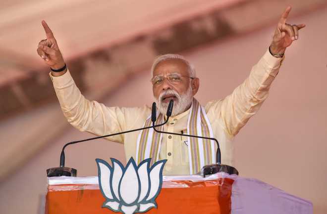 Cong moves EC seeking campaign ban on Modi for invoking armed forces in poll pitch