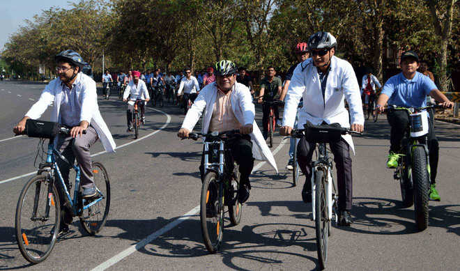 Cycle rally marks Earth Day