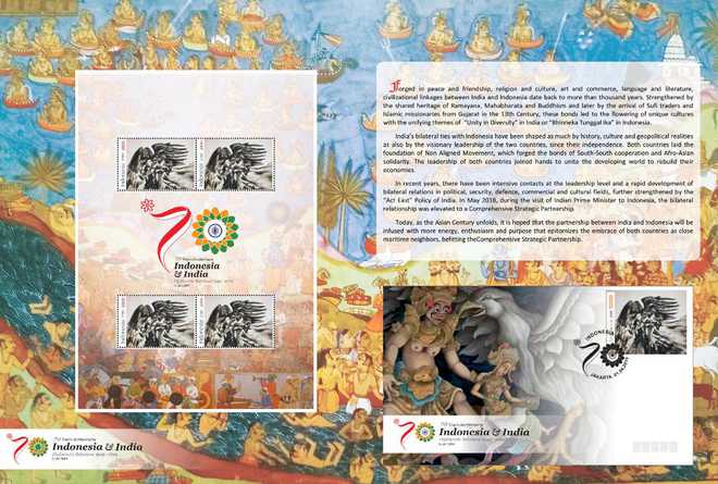 Indonesia releases special stamp on theme of Ramayana