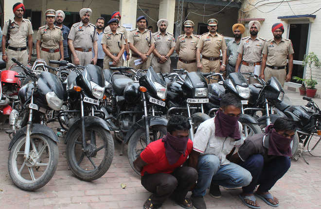 Gang of vehicle lifters busted, 16 stolen bikes recovered
