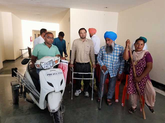 Persons with disability assigned poll duties