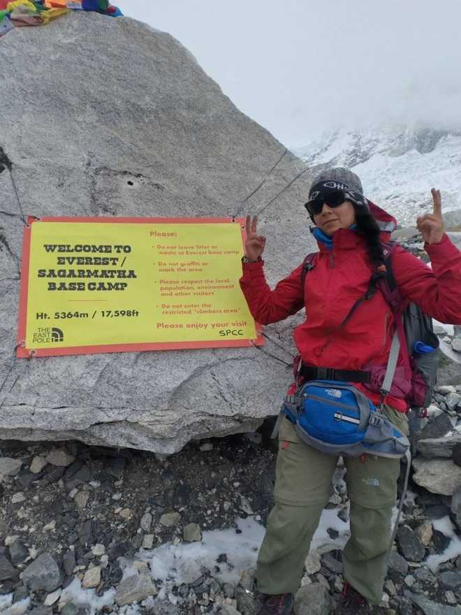 A first: Kashmiri woman Nahida scales Everest