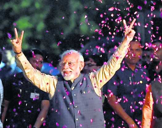 PM magic steers BJP to more seats than 2014