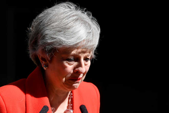 British PM May to step down as Conservative Party leader on June 7