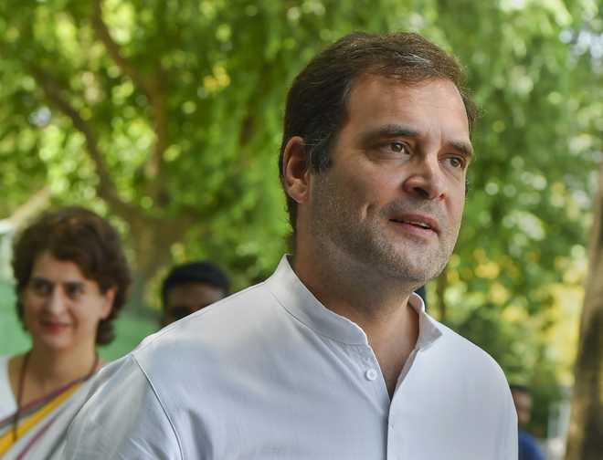 Rahul Gandhi blames party trio of placing sons before party