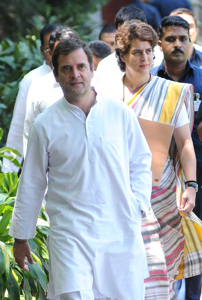 Unease in Congress after Rahul, Priyanka’s hard talk at CWC meet