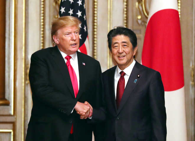 Trump presses Japan over trade gap, expects ‘good things’ from North Korea
