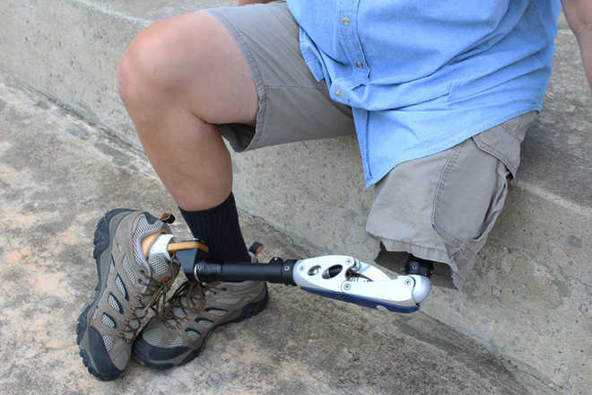 New prosthetic foot to help tackle tough terrain