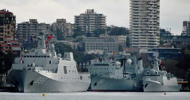 Chinese warships cause surprise in Sydney Harbour