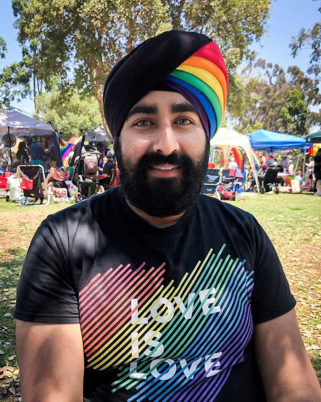 Sikh neuroscientist donning rainbow turban for Pride in US goes viral on social media