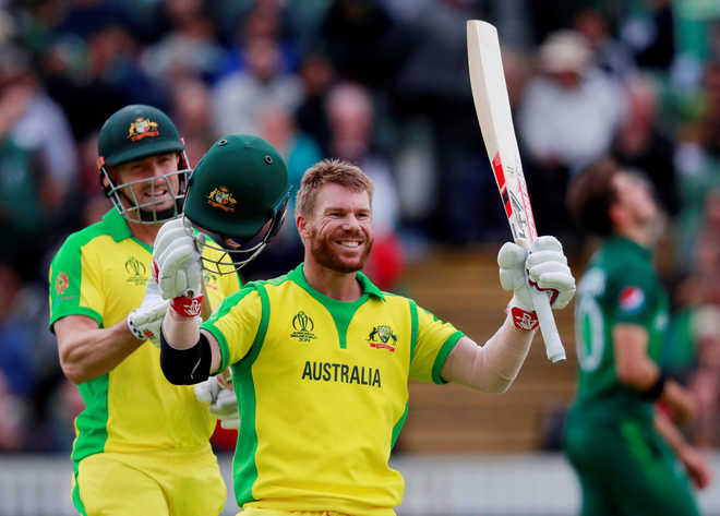 Warner hits century as Australia beat Pakistan by 41 runs