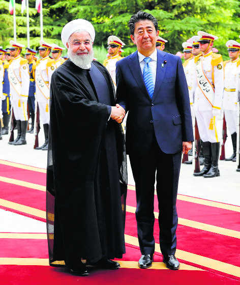 Abe on Tehran mission to ease Iran-US tensions