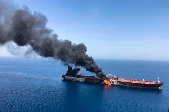 With video proof, US blames Iran for twin tanker attacks