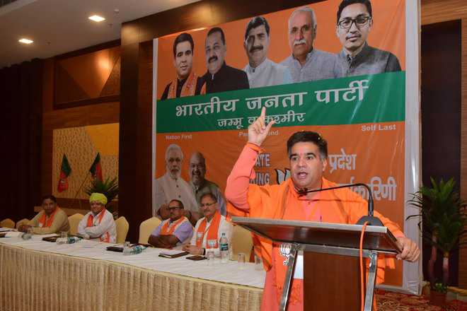 In state, BJP sets 35-seat target