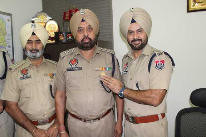 Payal DSP  Dhanoa gets police Commendation Disc award