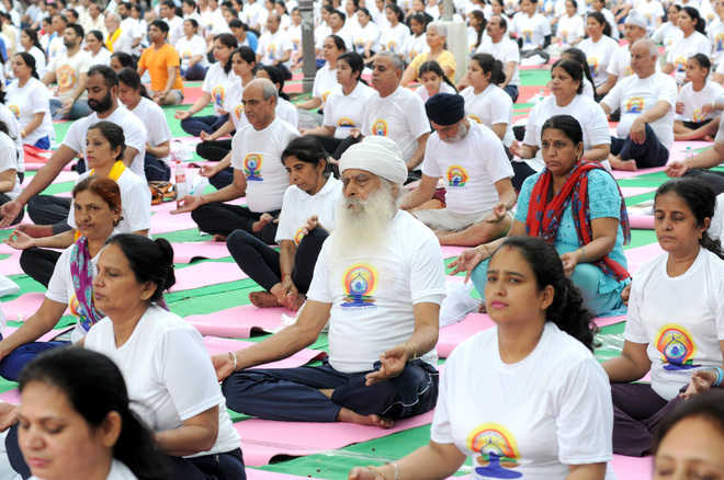 Residents appealed to participate on International Yoga Day