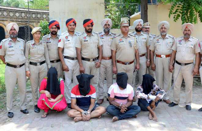 Notorious gangster Bheja, aides held in Chandigarh