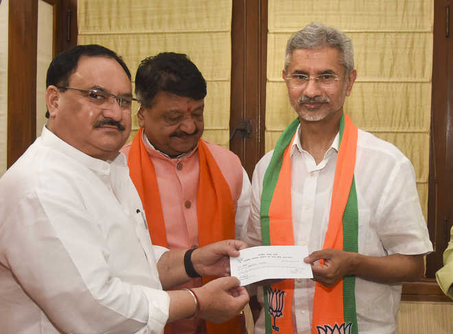 BJP fields Jaishankar for Gujarat RS seat after he formally joins party