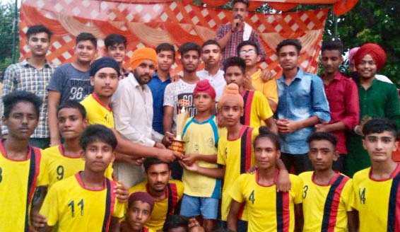 Rampura Club win football tourney