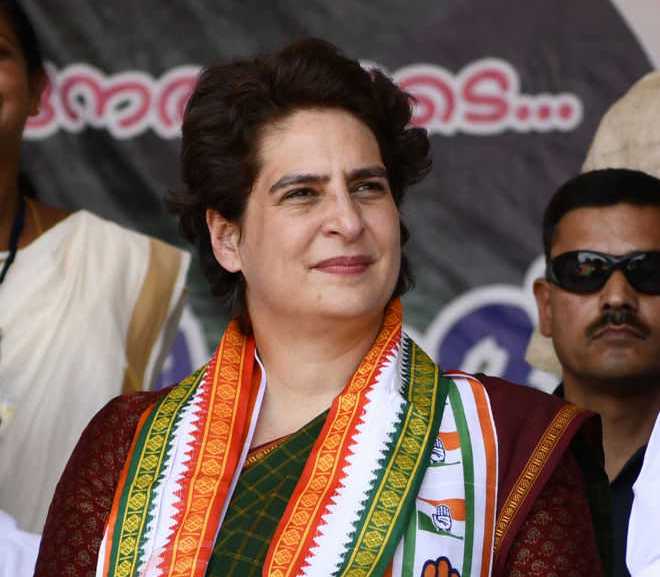 Any chances of action against BJP leaders thrashing govt employees: Priyanka