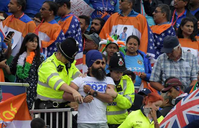 Pro-Khalistan Sikh protesters evicted from cricket World Cup match